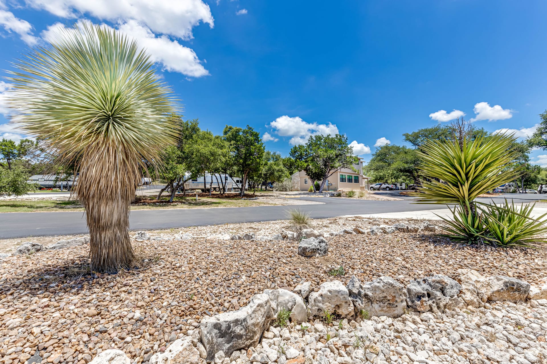 Native Plant Gardens — Sienna Ridge RV Park, Canyon Lake, Texas
